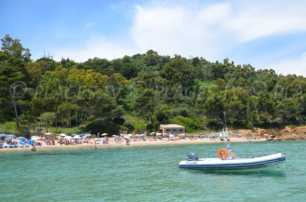 Calanque du Layet vue depuis la mer - Le Lavandou