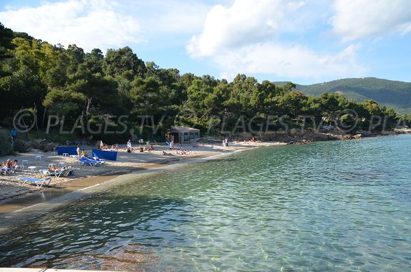 Plage du Layet au Lavandou