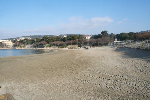 Lazaret beach in Sète in France