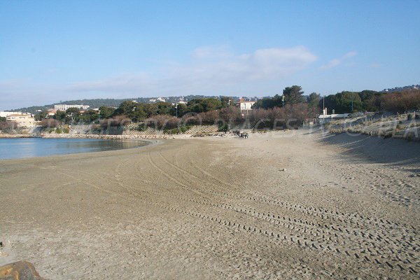 Plage du Lazaret à Sète