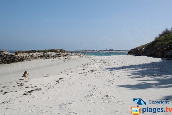 Beach of Billou in Santec - Brittany