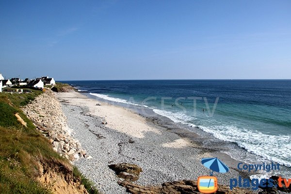 Photo de la plage du Gored à Plozevet - Bretagne