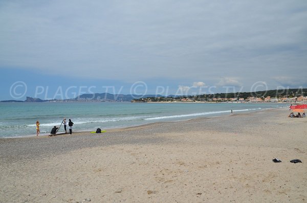 Lecques beach near Madrague Port in St Cyr sur Mer