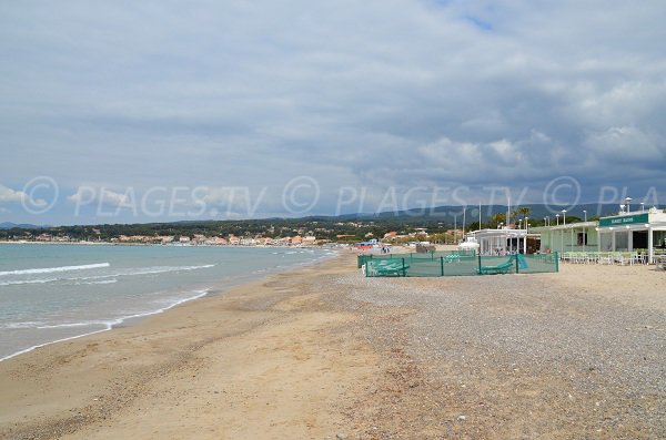 East of Lecques beach in St Cyr sur Mer