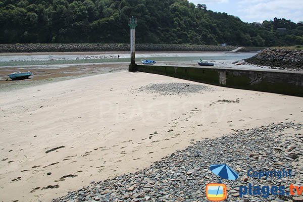 Plage à Plérin sur les rives du Légué