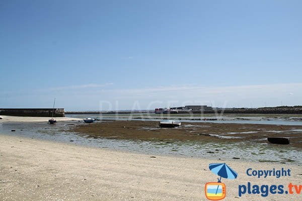 Port du Légué depuis la plage de Plérin