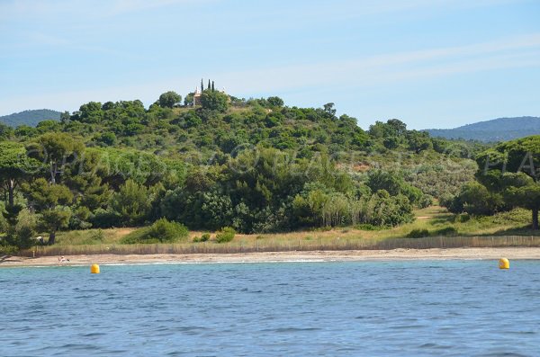 Photo of the Leoube beach in Bormes les Mimosas