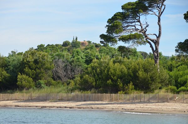 Plage à proximité du domaine viticole de Léoube