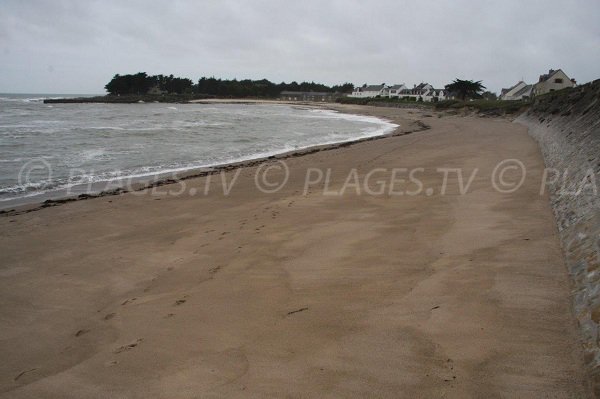 Grande plage de sable à Piriac sur Mer