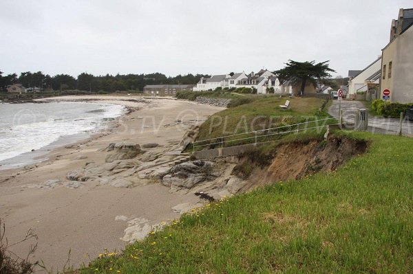 Environnement de la plage de Lérat à Piriac