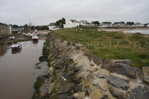 Petit port de Lérat à Piriac