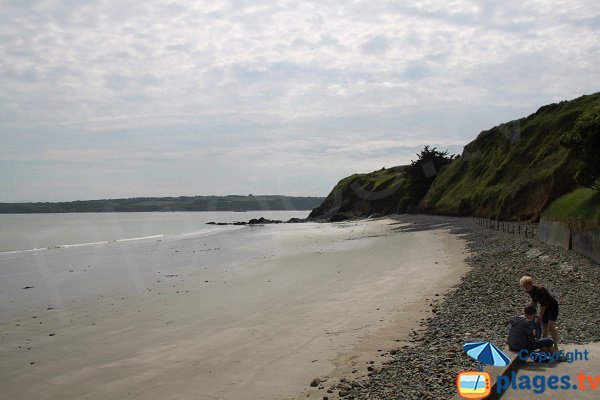 Accès à la plage de Lermot à Hillion