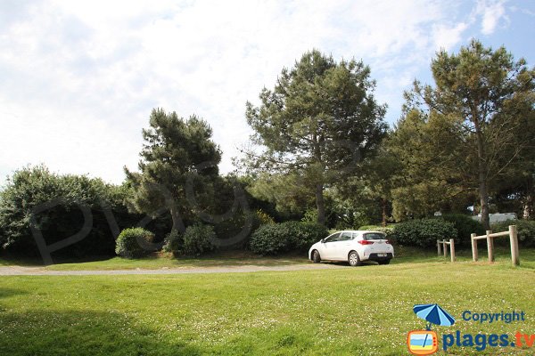 Parking de la plage de Lermot - Hillion 