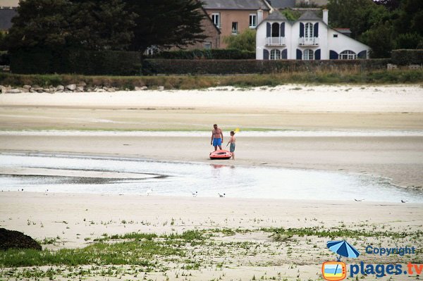 Blick auf Guisseny vom Strand von Lerret - Kerlouan