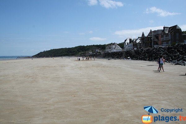 Photo de la plage des Rosaires de Plérin sur Mer