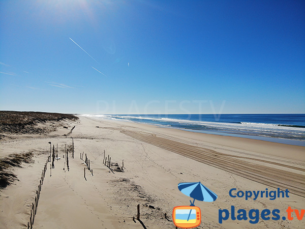 Photo de la plage de Lespecier à Mimizan