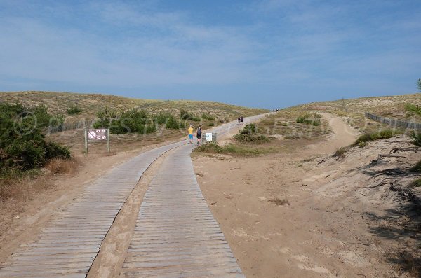  L'accesso alla spiaggia dal Lette Blanche - Vielle St Girons