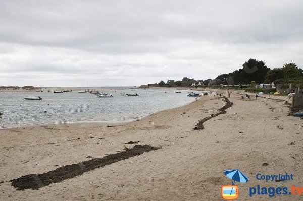 Foto della spiaggia di Letty a Bénodet in Francia