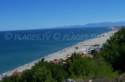 Plages de Leucate vue depuis le sémaphore