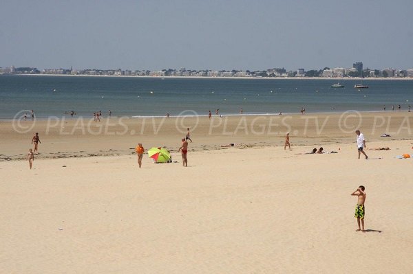 Spiaggia del centro cittadino di Pornichet