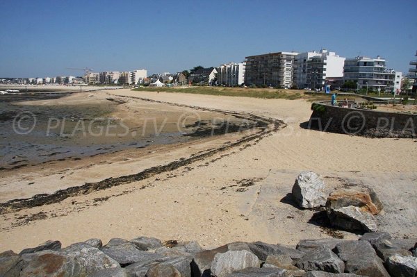 Vue sur Pornichet depuis la plage