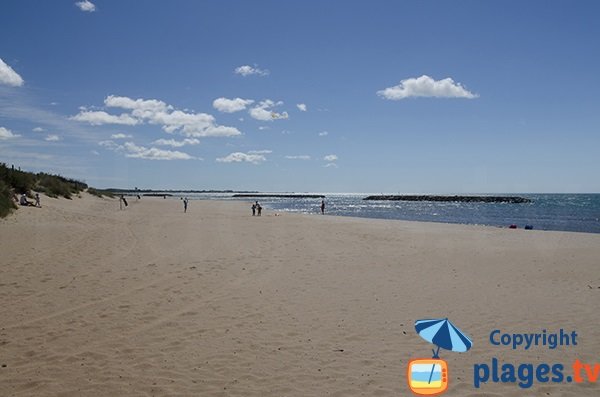 Photo de la plage du Libron à Vias