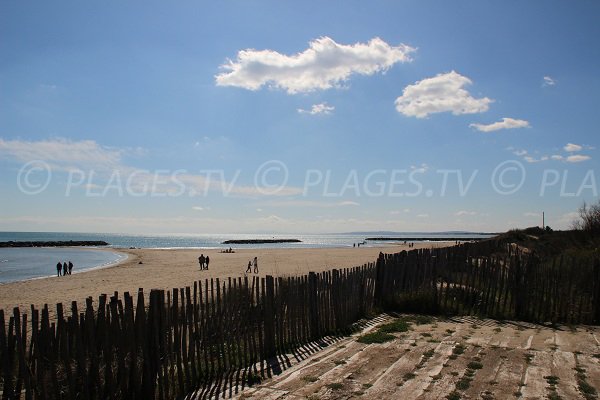 Plage du Libron à Vias