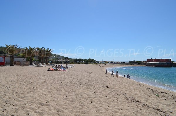 Spiaggia privata a Propriano in Corsica