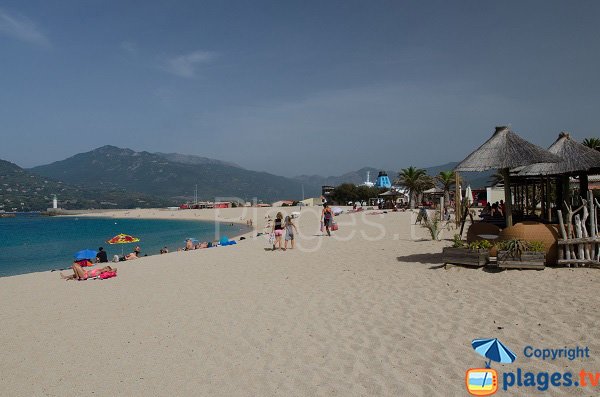 Restaurants on Lido beach - Propriano