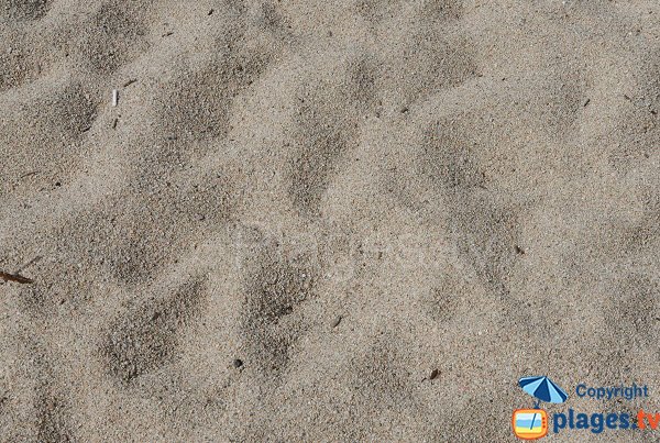 Sable fin sur la plage de Propriano - Lido