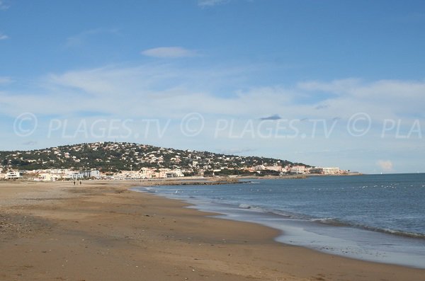 Lido beach in Sète in France