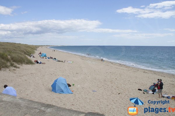 Plage de Linès à Plouhinec - 56