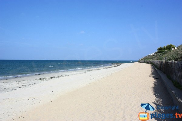 Beach of Linière in Noirmoutier