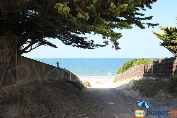 Accesso alla spiaggia di Linière - Ile de Noirmoutier