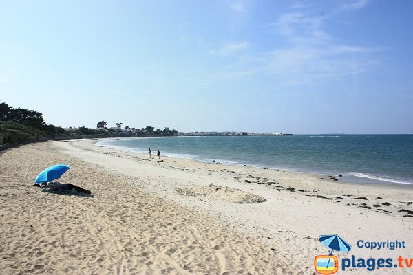 Photo de la plage de la Linière à Noirmoutier