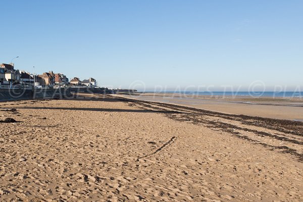 Beach in Lion sur Mer in Normandy