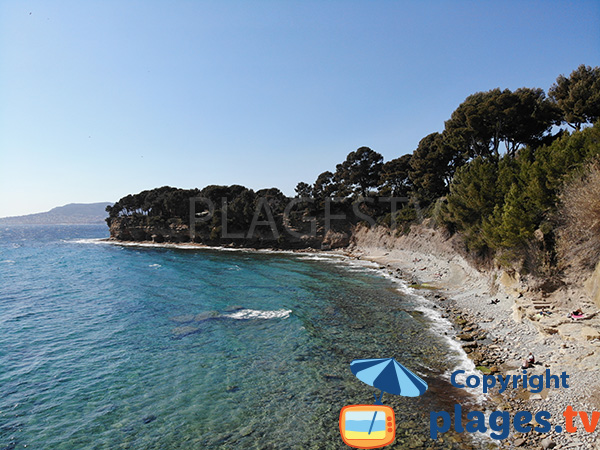 Photo de la plage du Liouquet à La Ciotat