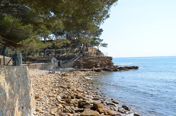 Photo of the Liouquet beach in La Ciotat