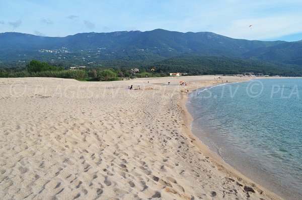 Photo de la plage de Liscia - zone nord