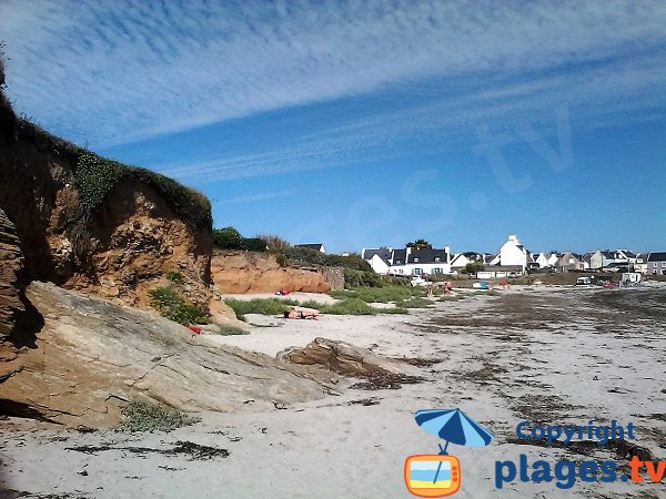 Plage de sable à Locmaria - Ile de Groix