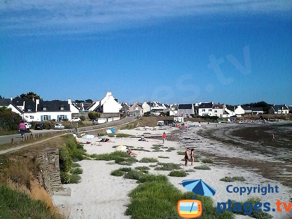 Photo de la plage de Locmaria à Groix