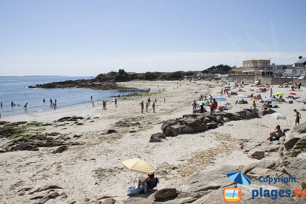 Locqueltas beach in Larmor