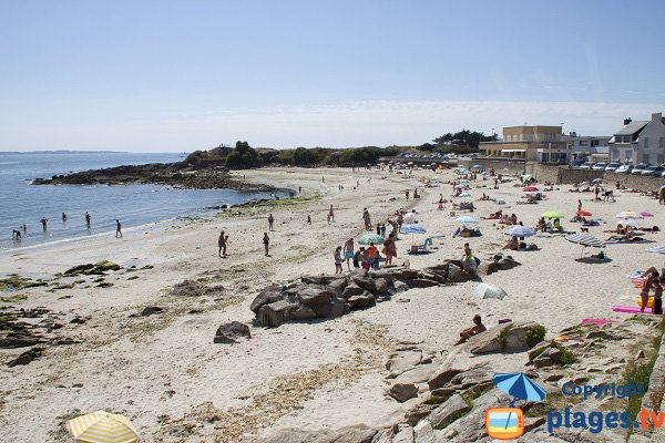 Photo de la plage de Locqueltas à Larmor-Plage