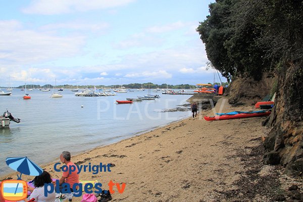 Photo de la plage de Logéo à Sarzeau