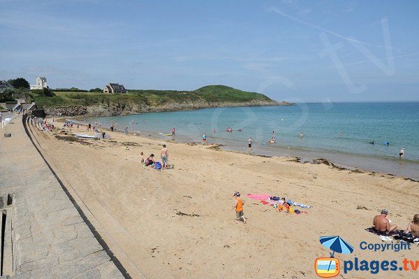 Longchamp beach in Saint Lunaire in France