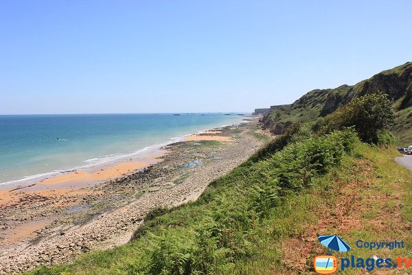 Photo de la plage de Longues sur Mer - Calvados