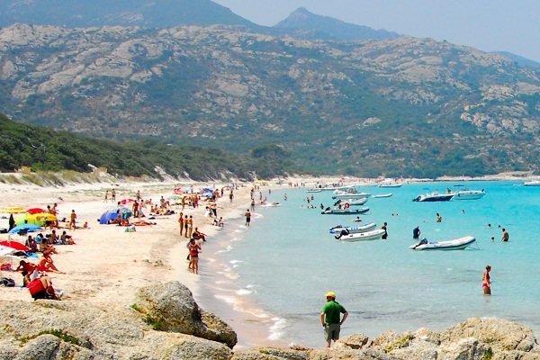 most famous beach in St Florent - Lotus