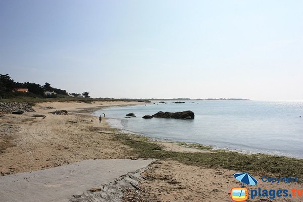 Photo de la plage des Lutins à Noirmoutier