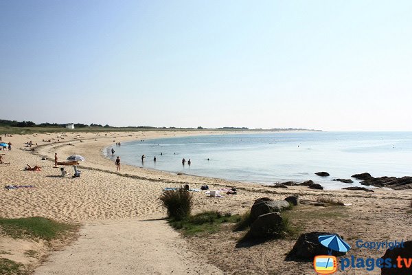 Plage de Luzéronde à Noirmoutier