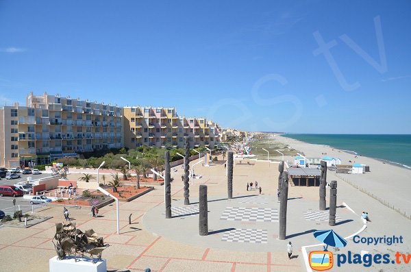 Foto della spiaggia Lydia a Port Barcarès - Francia